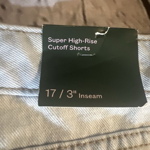 Wild fable super high-rise cutoff shorts Women’s 17 NWT - Picture 6 of 6